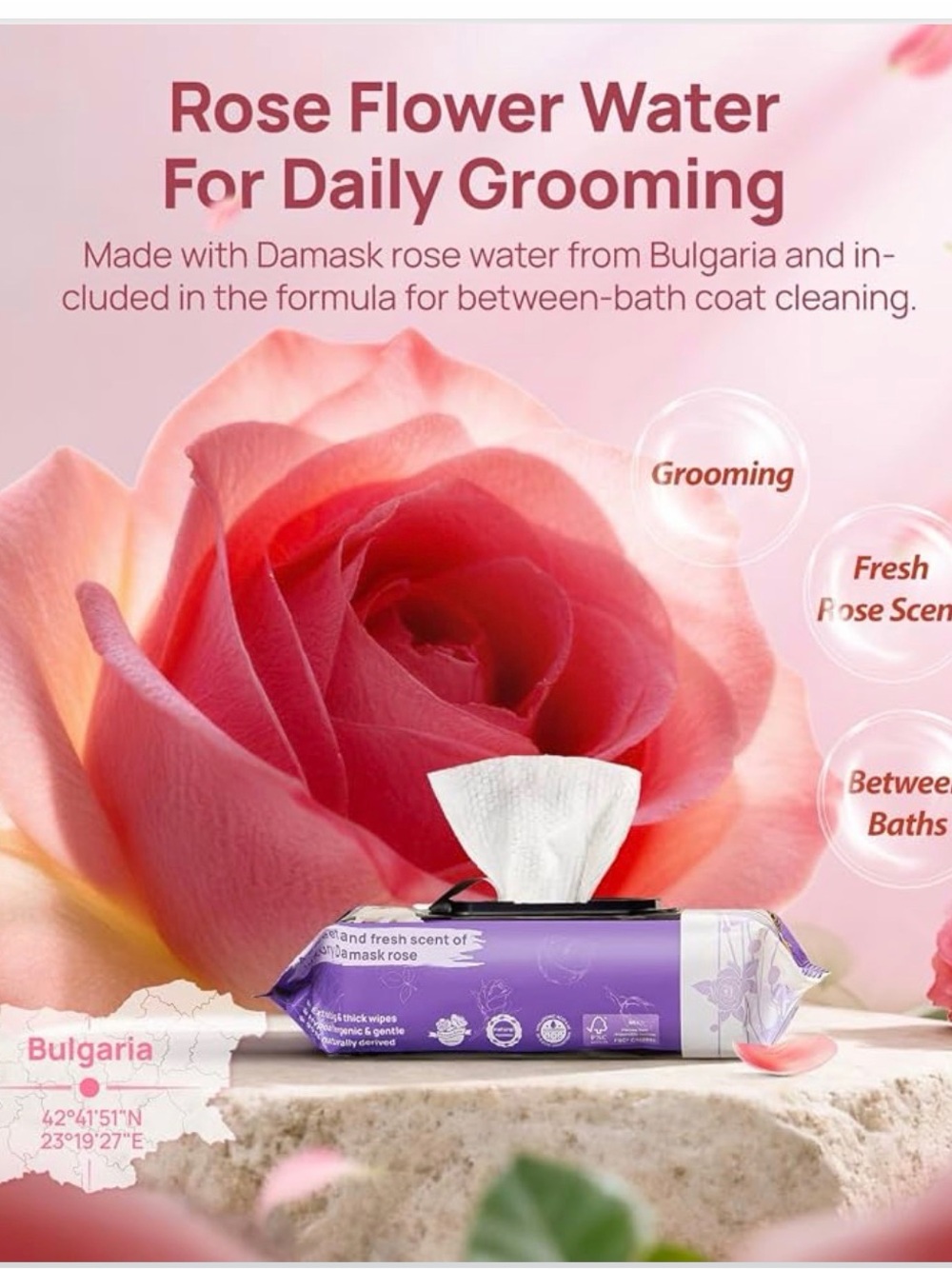 Pet Plant-Based Pet Wipes - Purple - Picture 8 of 9